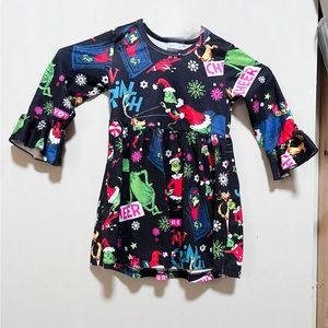 Adorable Grinch Christmas Child’s dress